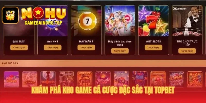 Kho game quy tụ các tựa nổ hũ RTP cao cùng game bài V8 Poker