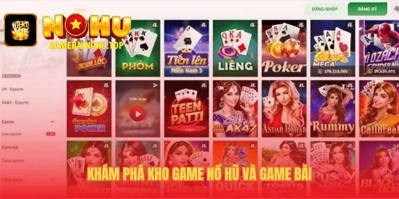 Kho game nổ hũ nổi bật với sản phẩm từ JILI và PG Soft